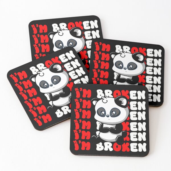 Item preview, I'm Ok I'm Broken Invisible Illness Men Women I Am Ok Broken Panda designed and sold by Desinger12.