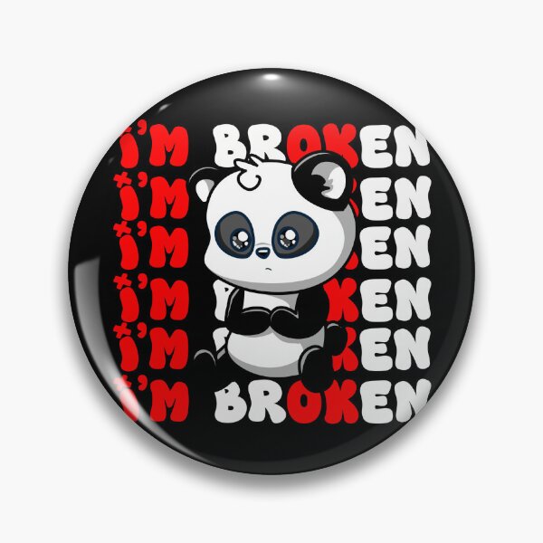 Item preview, I'm Ok I'm Broken Invisible Illness Men Women I Am Ok Broken Panda designed and sold by Desinger12.