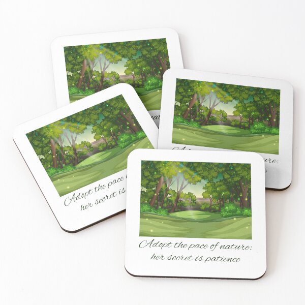 Item preview, Beautiful Wood Scene. Adopt the Pace of Nature her secret is patience. designed and sold by LaziniArts.