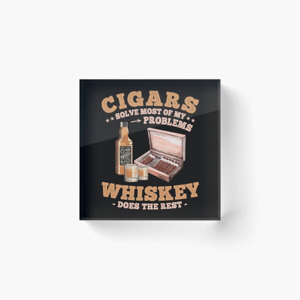 Item preview, Funny Cigar Sayings for Whiskey and Cigars Lovers designed and sold by grinta2021.