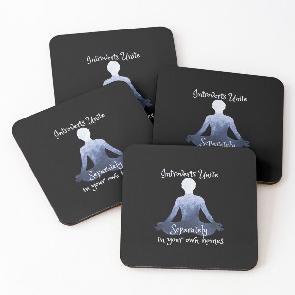 Item preview, Introverts unite separately in your own homes ,yoga designed and sold by FLOWER--ART.