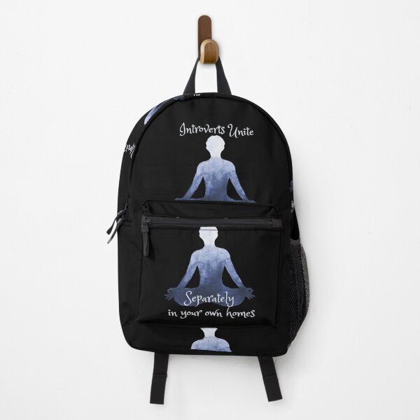 Item preview, Introverts unite separately in your own homes ,yoga designed and sold by FLOWER--ART.