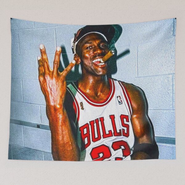 Item preview, Legend Sport Basketball Smoke Style 23 Aesthetic Poster designed and sold by aikon8821.