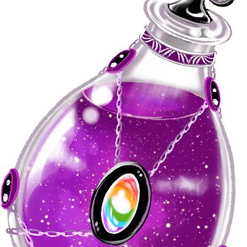 Artwork thumbnail, The AceSpec Travelling Potions: Galaxy Tonic - Queeromantic Ace by may-bird