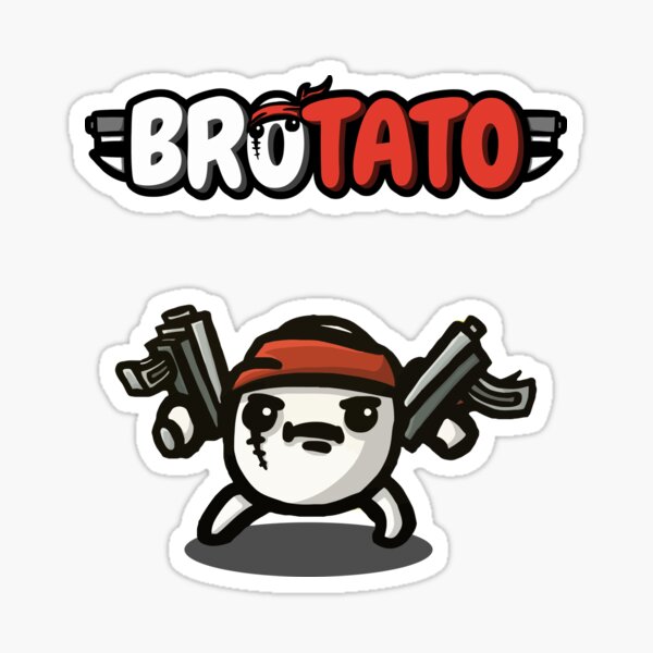 “Brotato Video Game logo” Sticker for Sale by VectorzDude | Redbubble