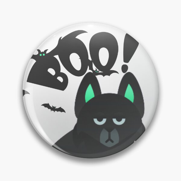 Item preview, Halloween Special Boo Black Dog and Bats designed and sold by GoMoni.