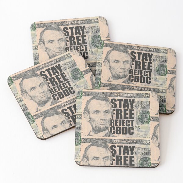 Item preview, Stay free reject cbdc, say no to cbdc, central bank digital currency, Abraham Lincoln  designed and sold by Giovanni-c.