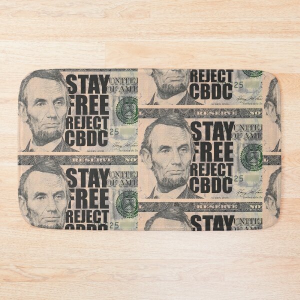 Item preview, Stay free reject cbdc, say no to cbdc, central bank digital currency, Abraham Lincoln  designed and sold by Giovanni-c.