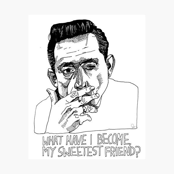Johnny Cash Photographic Print