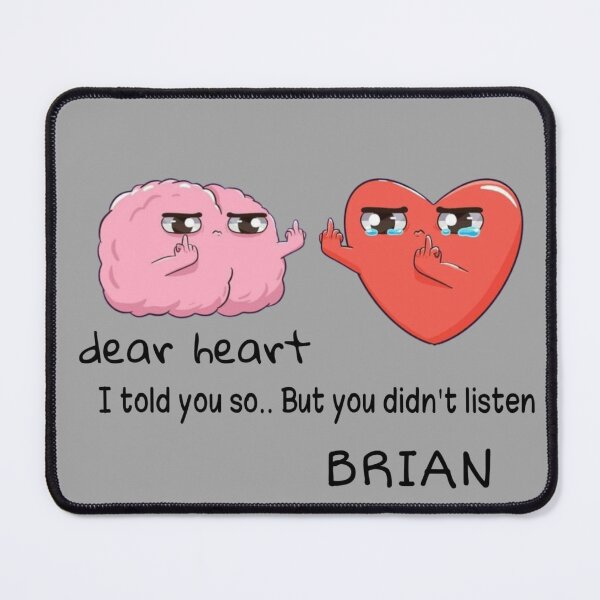 Item preview, Heart And Brain contradiction designed and sold by MakeThemJealous.