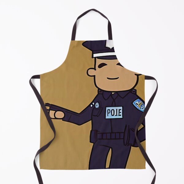 Artikelvorschau, Police Officer Cartoon style entworfen und verkauft von ComicsFactory.