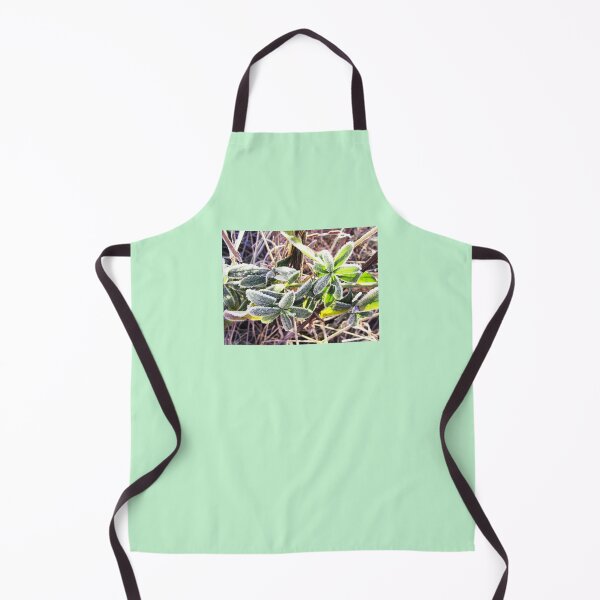 Item preview, Frosty leaves wild meadow | Frost on leaf photography designed and sold by lausn.
