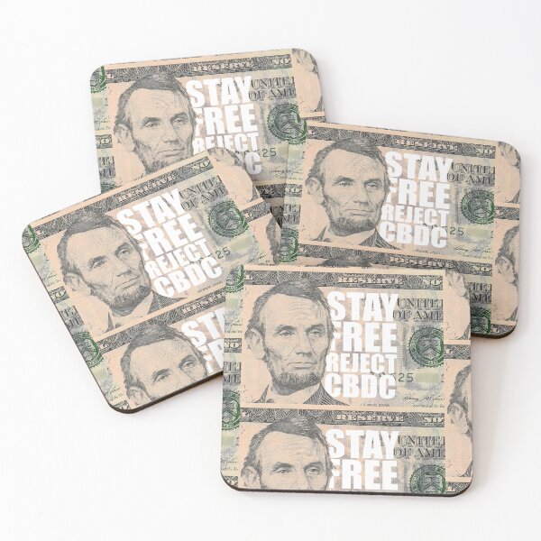 Item preview, Stay free reject cbdc, say no to cbdc, central bank digital currency, Abraham Lincoln  designed and sold by Giovanni-c.