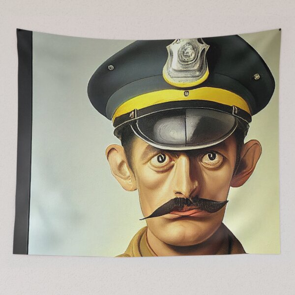 Item preview, Police officer by Salvador Dalí  designed and sold by ComicsFactory.