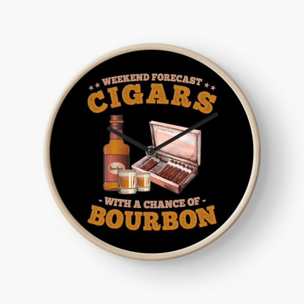 Item preview, Weekend Forecast Cigars with a Chance of Bourbon Whiskey  designed and sold by grinta2021.