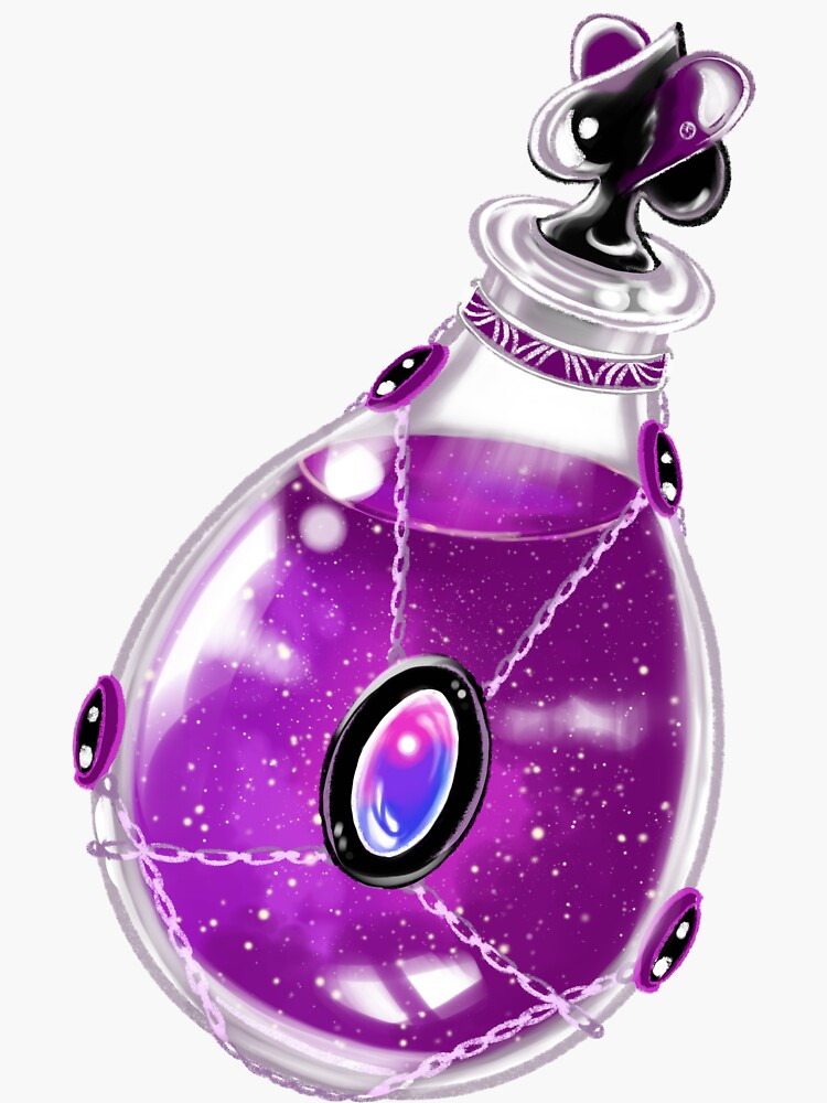 Thumbnail 3 of 3, Sticker, The AceSpec Travelling Potions: Galaxy Tonic - Biromantic Ace designed and sold by may-bird.