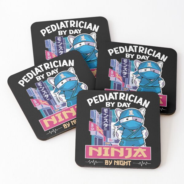 Item preview, Pediatrics - Pediatrician by day Ninja by night designed and sold by Stil-Mix.