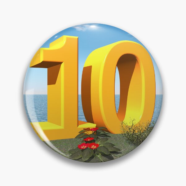 Item preview, year number 10 designed and sold by MIRO3D.