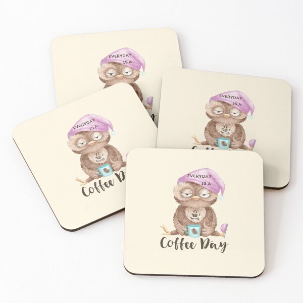 Item preview, Everyday Is a Coffee Day for Owl designed and sold by GlobalHunt.