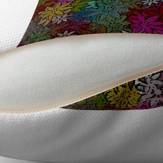 Alternate view of MULTICOLOR FLORAL PATTERN WITH HUNDREDS OF FLOWERS BY OZCUSHIONSTOO Throw Pillow