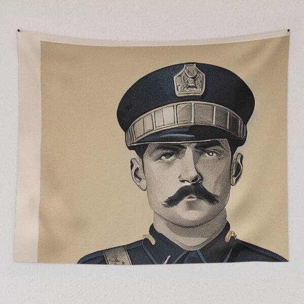 Item preview, Police Officer Vintage  designed and sold by ComicsFactory.