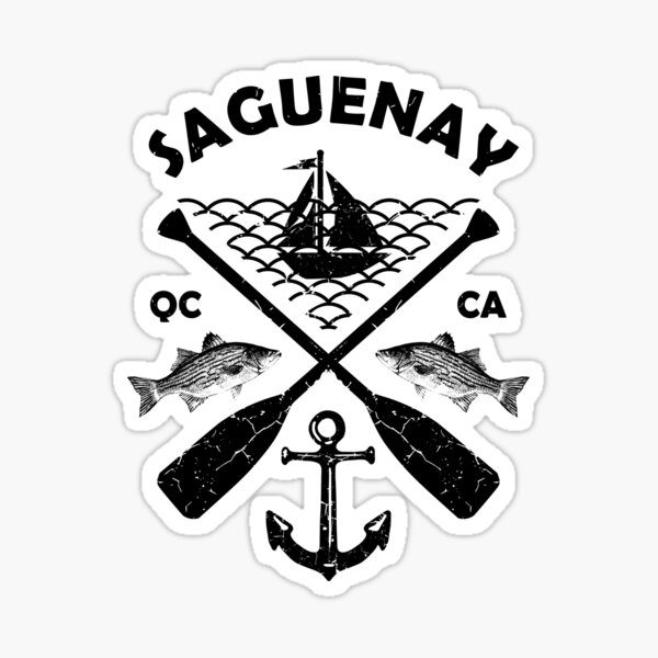 Saguenay Lakefront, Quebec, Canada Adventure Sticker for Sale by