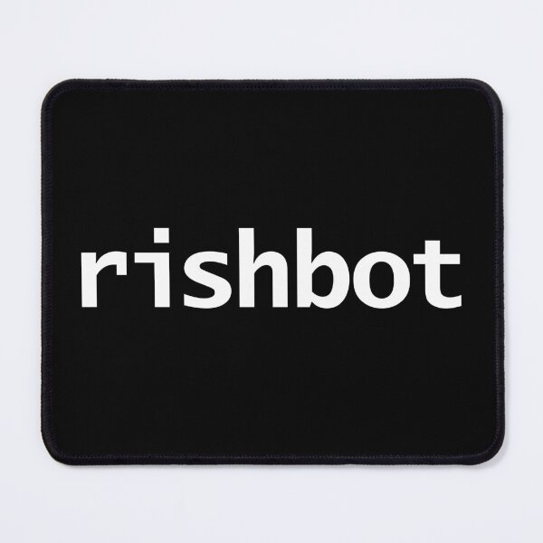 Item preview, Rishbot British Prime Minister Nickname Minimal White Text Typography designed and sold by ellenhenry.