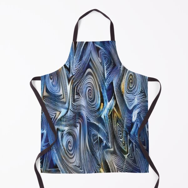 Item preview, Trippy Warped Triangles Blue Abstract Tribal Pattern designed and sold by ittybittyowl.