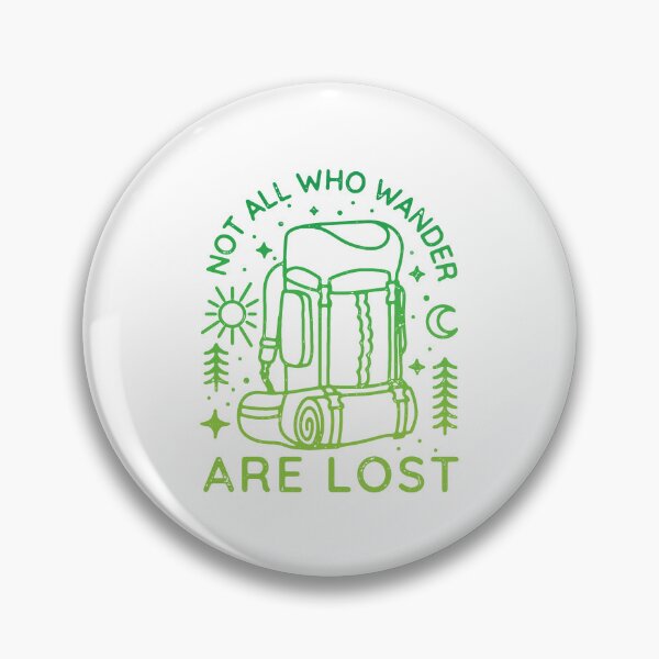 Item preview, Not All Who Wander Are Lost - Backpacking - Green Gradient designed and sold by maura41.