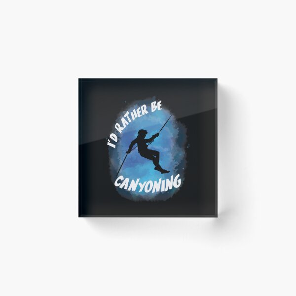 Item preview, Id Rather Canyoning Canyoning Watercolor designed and sold by TheInkElephant.