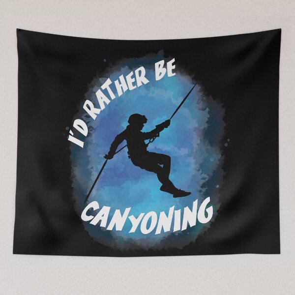 Item preview, Id Rather Canyoning Canyoning Watercolor designed and sold by TheInkElephant.