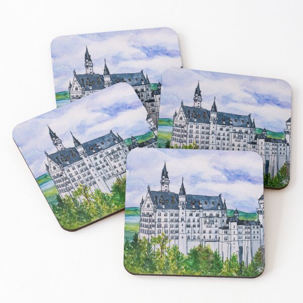 Item preview, Neuschwanstein Castle in Bavaria designed and sold by ArinasFineArt.