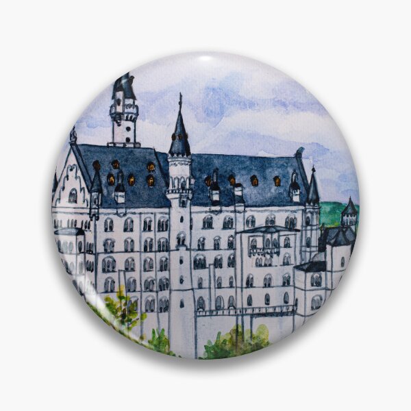 Item preview, Neuschwanstein Castle in Bavaria designed and sold by ArinasFineArt.