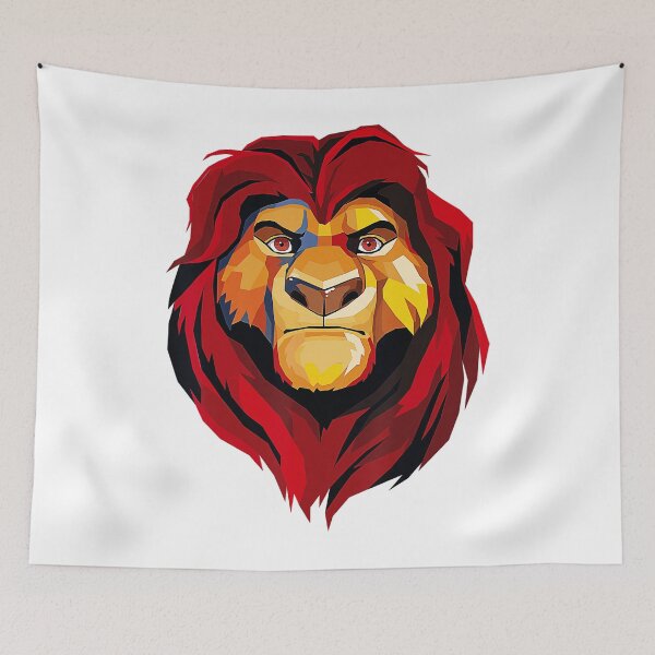 Item preview, Rey León Mufasa Geometrics Gráfico designed and sold by luffyShop1.