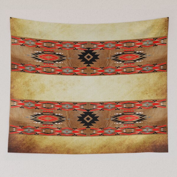 Item preview, Western Navajo Inspired Tribal Design - Red, Black, And Grey designed and sold by handsoftime2020.