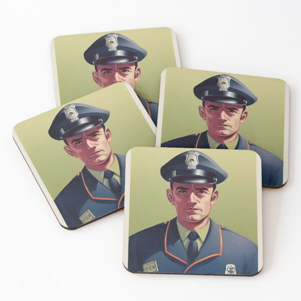 Item preview, Police Officer Vintage  designed and sold by ComicsFactory.