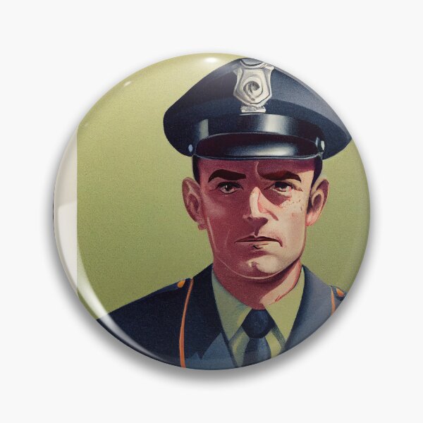 Item preview, Police Officer Vintage  designed and sold by ComicsFactory.