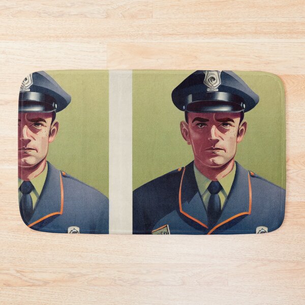 Item preview, Police Officer Vintage  designed and sold by ComicsFactory.