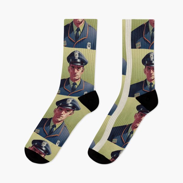 Item preview, Police Officer Vintage  designed and sold by ComicsFactory.