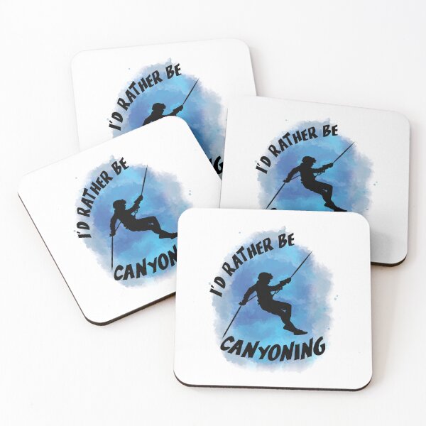 Item preview, Id Rather Canyoning Canyoning Watercolor designed and sold by TheInkElephant.
