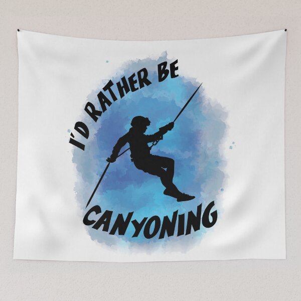 Item preview, Id Rather Canyoning Canyoning Watercolor designed and sold by TheInkElephant.
