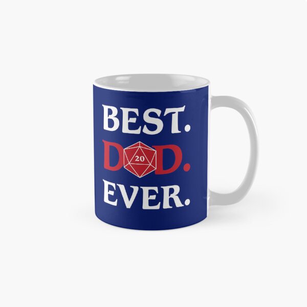 Item preview, Mens Best Dad Ever D20 Dice Funny Tabletop RPG Roleplaying Gamer    designed and sold by Akshajwhetstone.