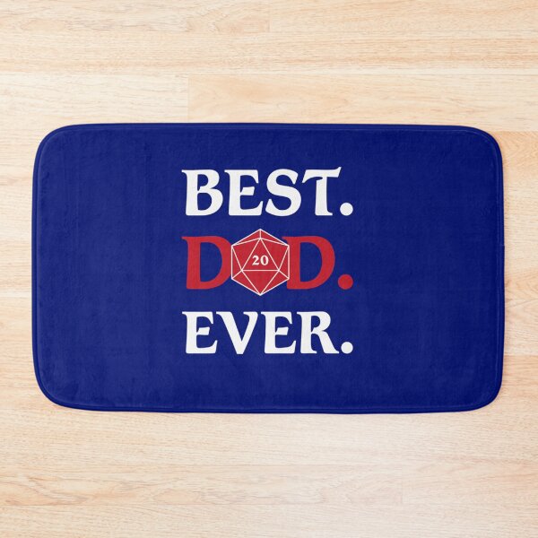 Item preview, Mens Best Dad Ever D20 Dice Funny Tabletop RPG Roleplaying Gamer    designed and sold by Akshajwhetstone.