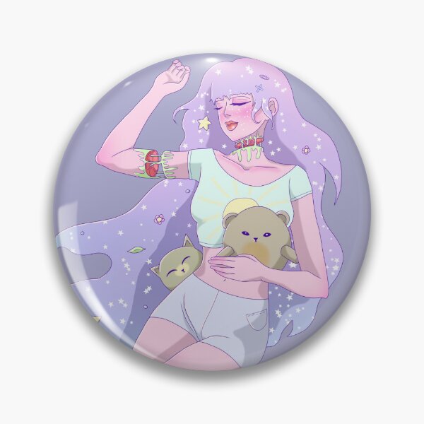 Item preview, Pastel girl with Galaxy hair designed and sold by MarieInsane.