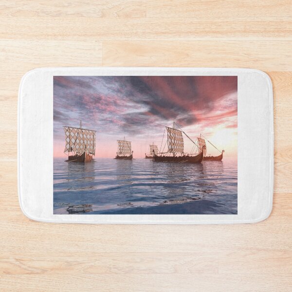 Item preview, Viking ships at sunset designed and sold by MIRO3D.