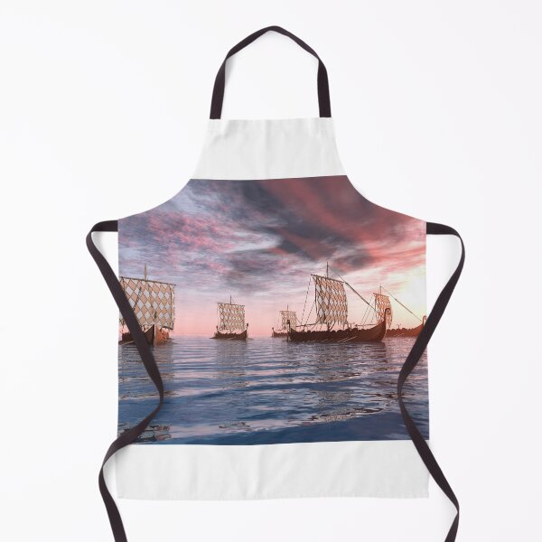 Item preview, Viking ships at sunset designed and sold by MIRO3D.