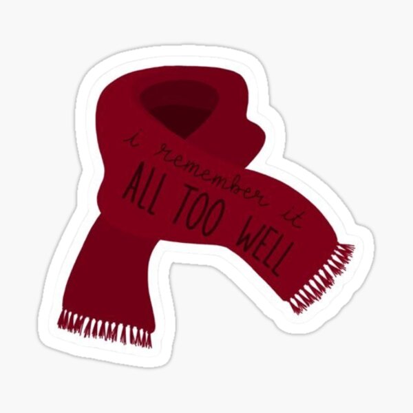 Taylor Swift Red Scarf All Too Well Sticker For Sale By Homeandgrown Redbubble 0768