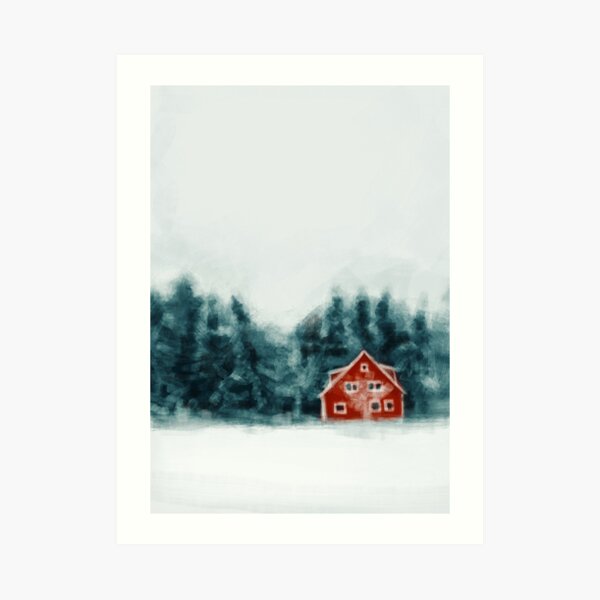 Christmas Winter Art Print