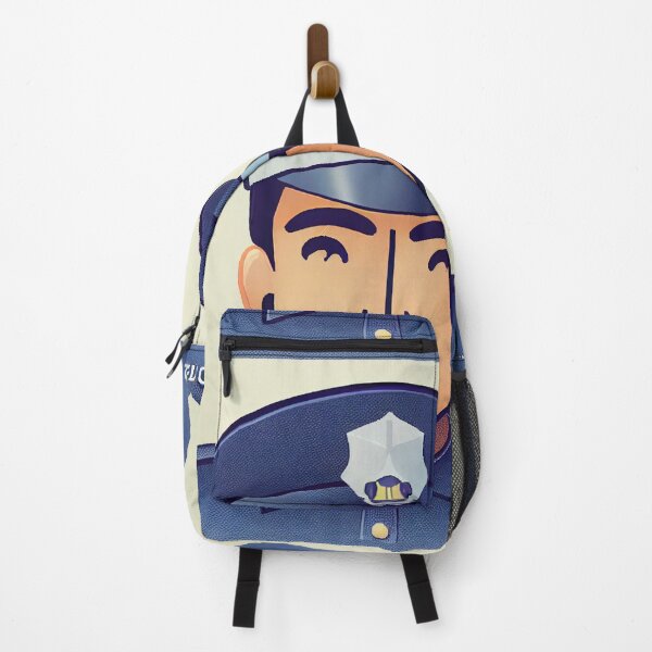 Item preview, Police officer cartoon minimalist designed and sold by ComicsFactory.