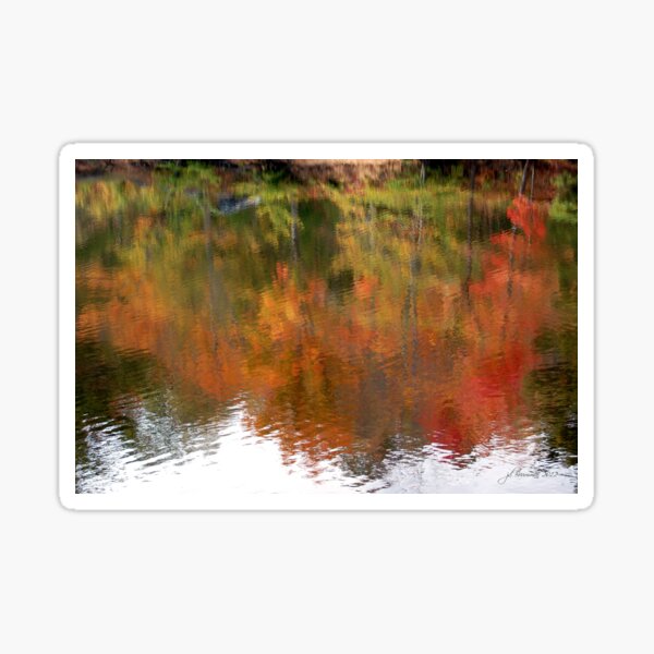Fall Upside Right Sticker
